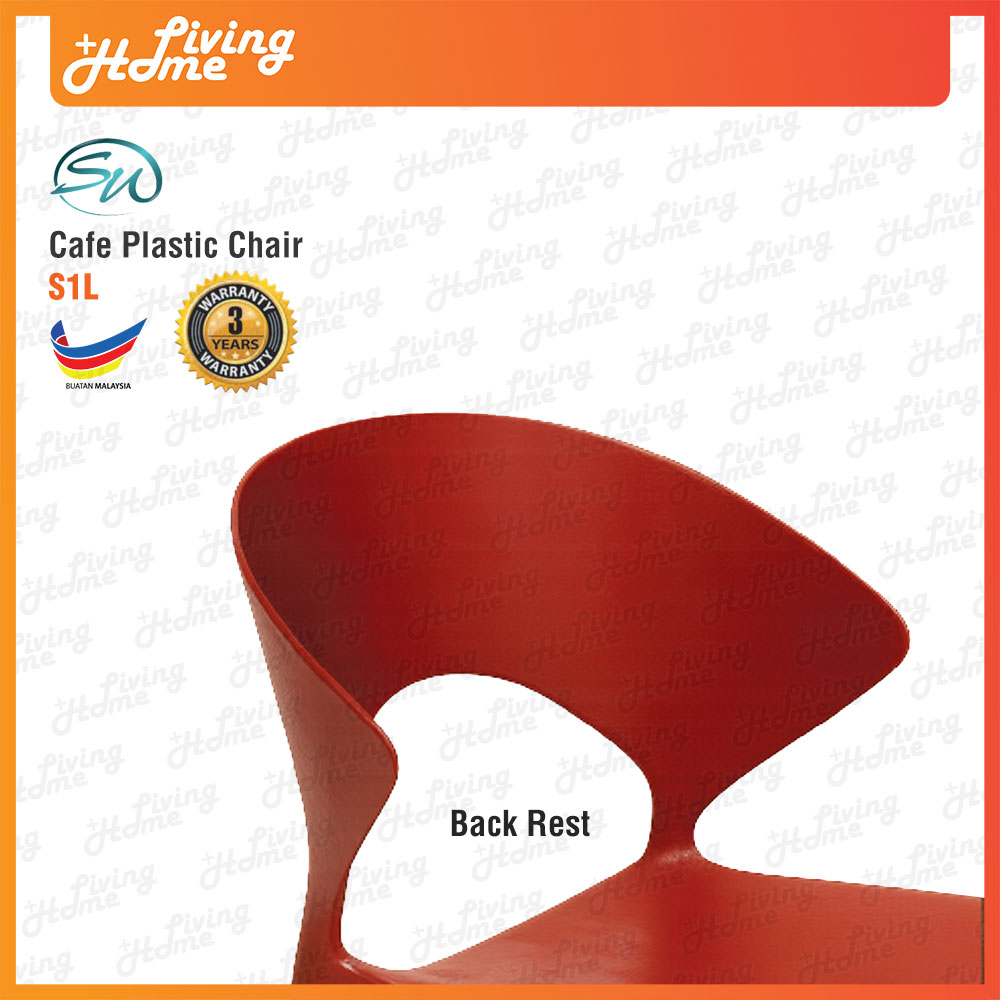 Kerusi Plastik SW S1L Dengan Sandaran Belakang Yang Kuat Kerusi Plastik SW S1L Dengan Sandaran Belakang Yang Kuat